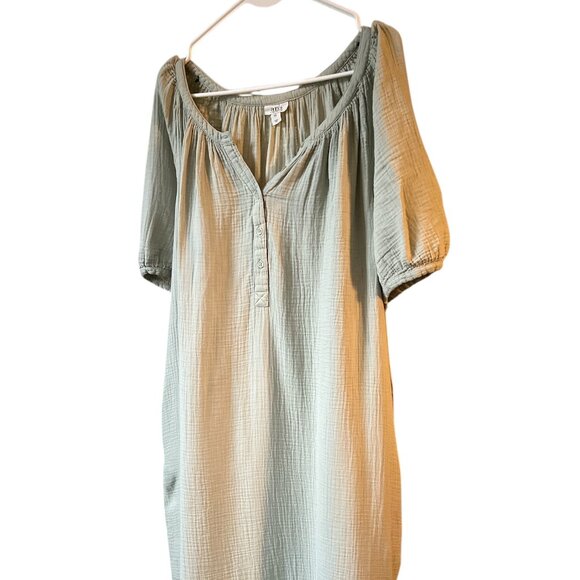 a n a Dress in seafoam green. Size XXL with buttons and pockets - Picture 1 of 4